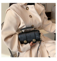 Vintage Style Small Crossbody Top Handle Bag
