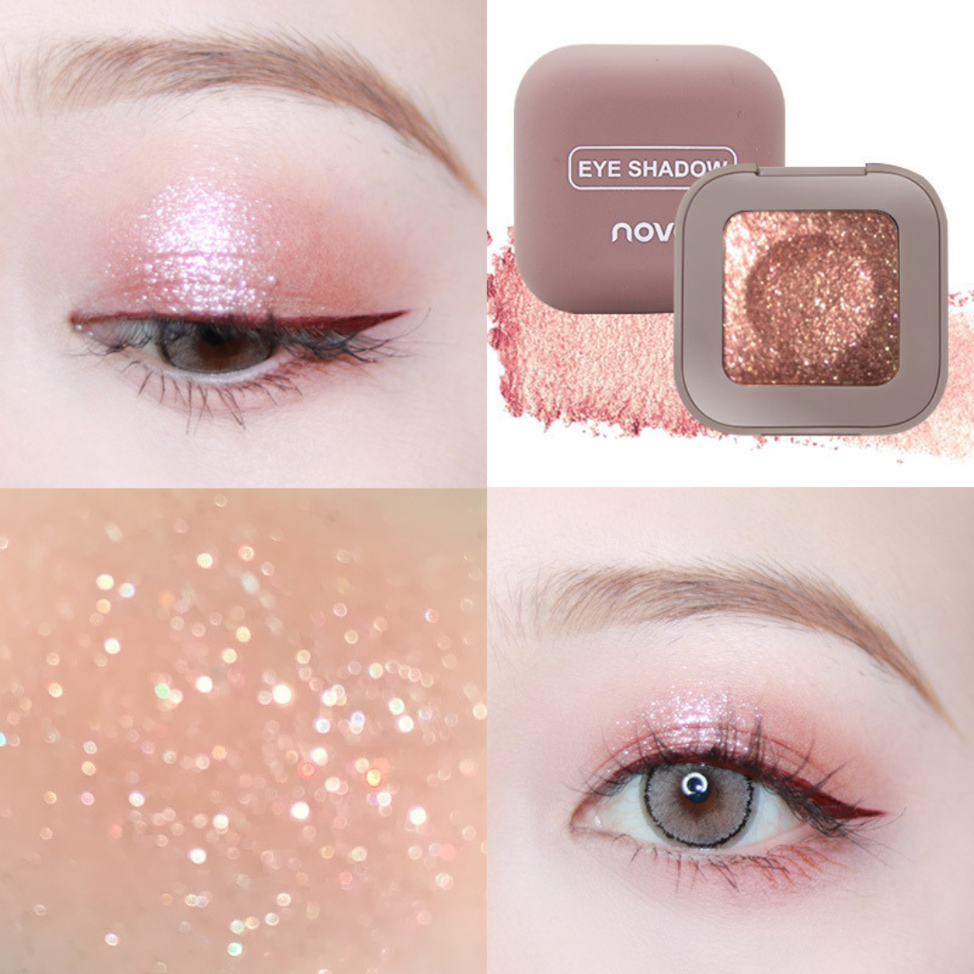 NOVO keyboard fingertip cool eye shadow matte high flash mashed potato texture eye shadow palette