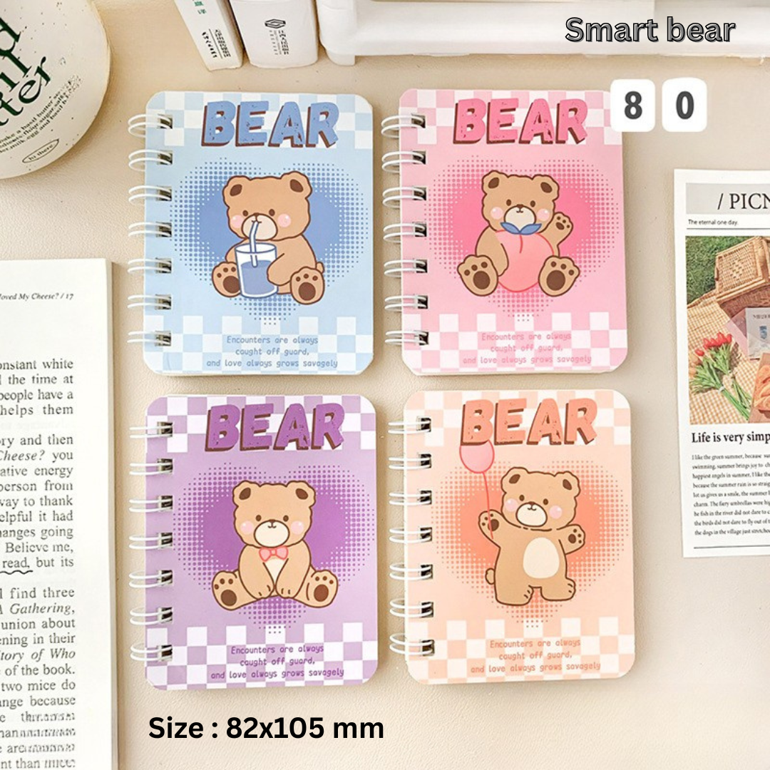 A7 cartoon mini notebook portable pocket coil notebook