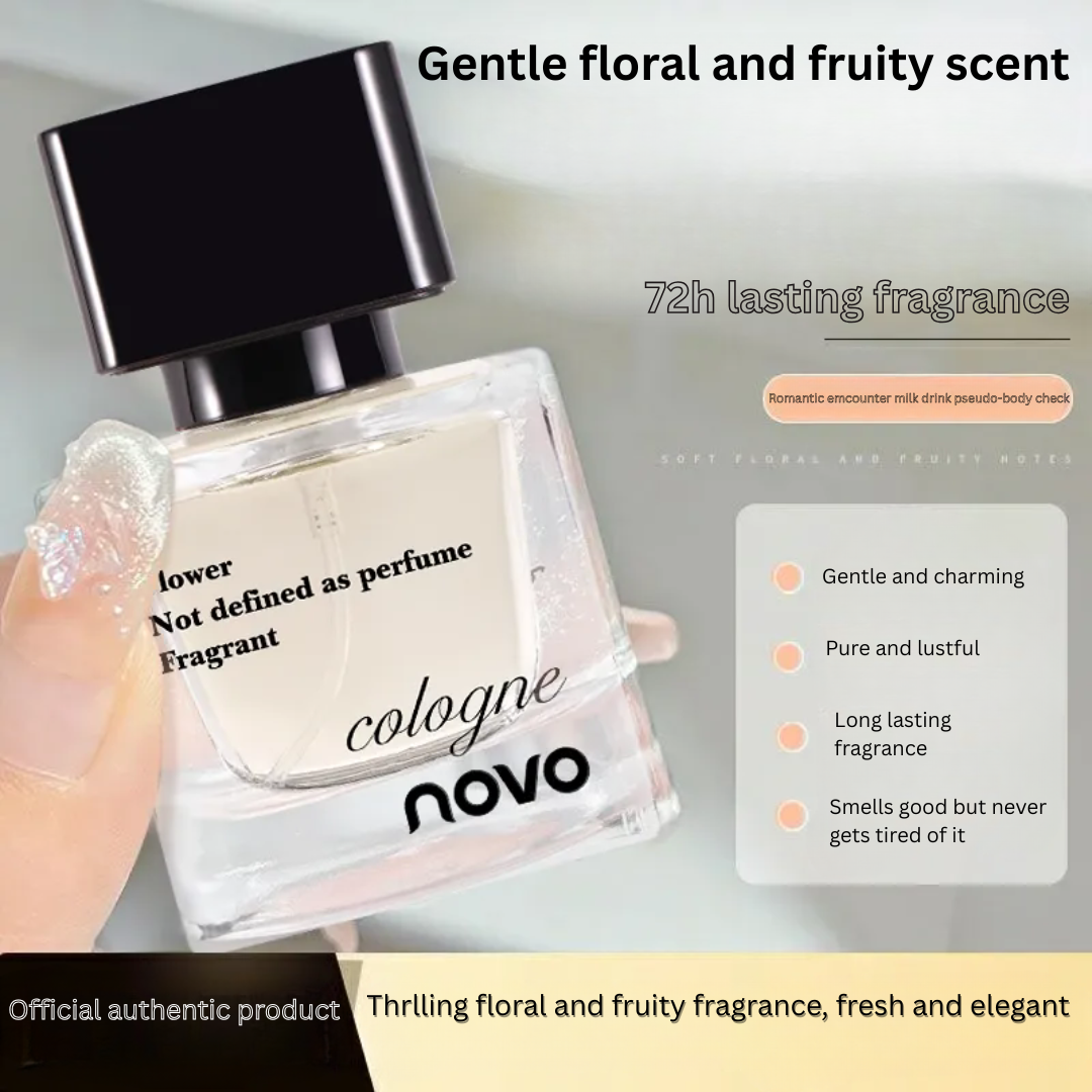 NOVO Floral Woody Perfume – Long-Lasting Fresh Scent, Light & Natural Fragrance for Everyday Wear