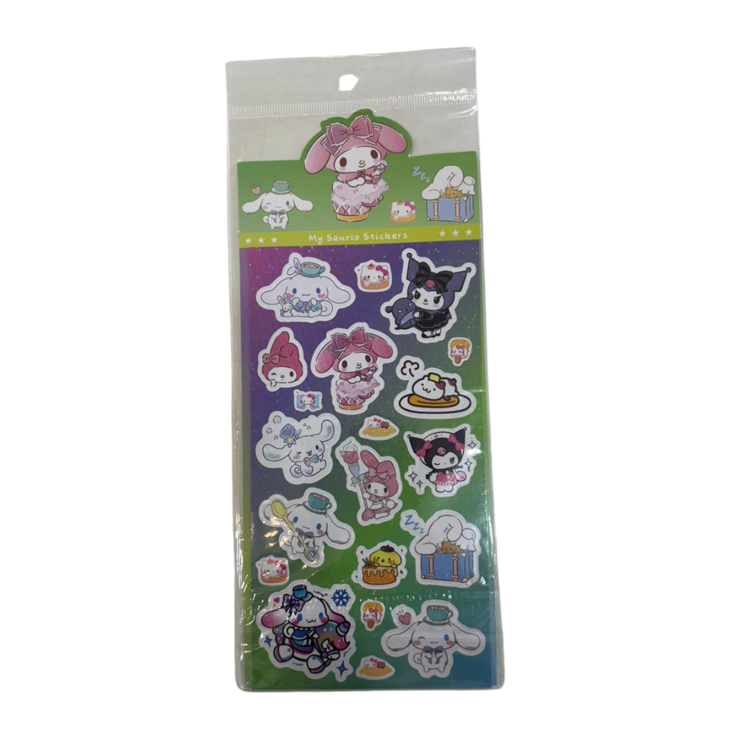 Sanrio Kuromi Waterproof Stickers – Cute Cartoon Journal & Scrapbook Stickers for Girls