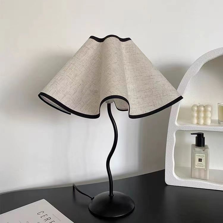 Petal Umbrella Table Lamp – Elegant Minimalist Aesthetic Night Light for Bedroom and Study