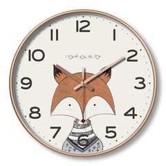 Silent Quartz Wall Clock – Creative Artistic Design for Living Room, Non-Punch Installation