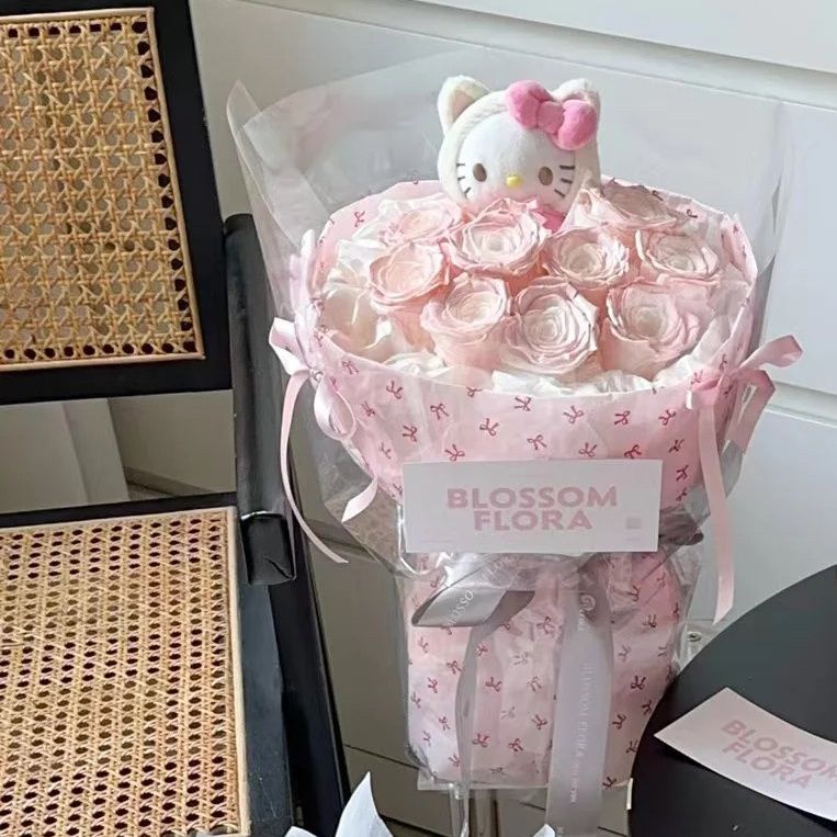 KT Cat Plush Bouquet | Cute Cartoon Gift for Birthdays & Special Occasions