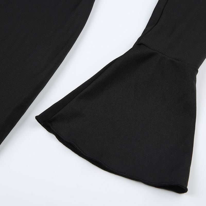 French Rose Ruffled Square Neck Dress with Asymmetrical Hem and Waist Cinch