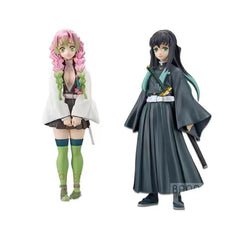 Demon Slayer Collectible Figurines - Tanjiro, Nezuko, Zenitsu & Hashira Models