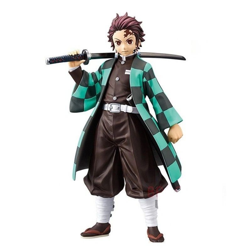 Demon Slayer Collectible Figurines - Tanjiro, Nezuko, Zenitsu & Hashira Models
