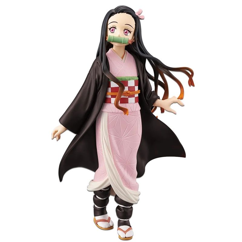Demon Slayer Collectible Figurines - Tanjiro, Nezuko, Zenitsu & Hashira Models