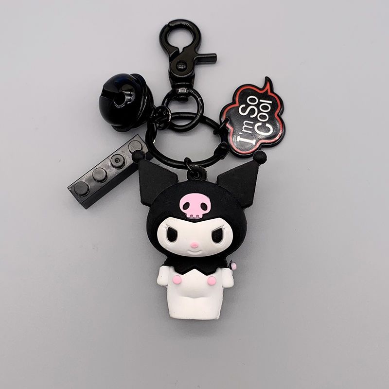 Miniso KT Cat Keychain Pendant – Cute DIY Hello Kitty Bag Charm, Creative Korean Style Keychain for Men and Women