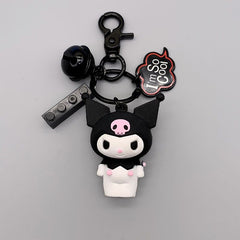 Miniso KT Cat Keychain Pendant – Cute DIY Hello Kitty Bag Charm, Creative Korean Style Keychain for Men and Women