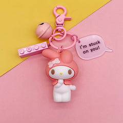 Miniso KT Cat Keychain Pendant – Cute DIY Hello Kitty Bag Charm, Creative Korean Style Keychain for Men and Women