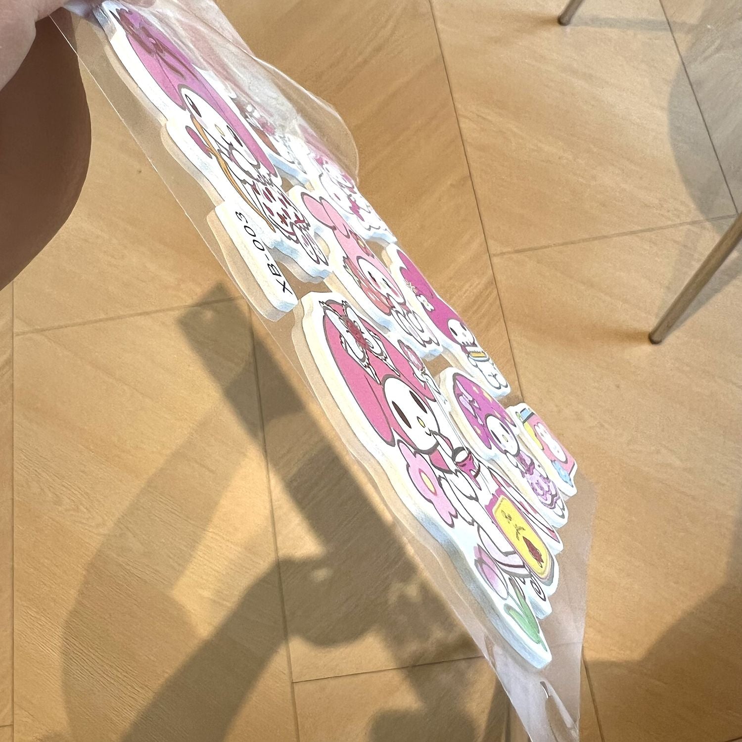 Sanrio 3D Bubble Stickers - Kuromi & My Melody Large Decorative Sticker Set