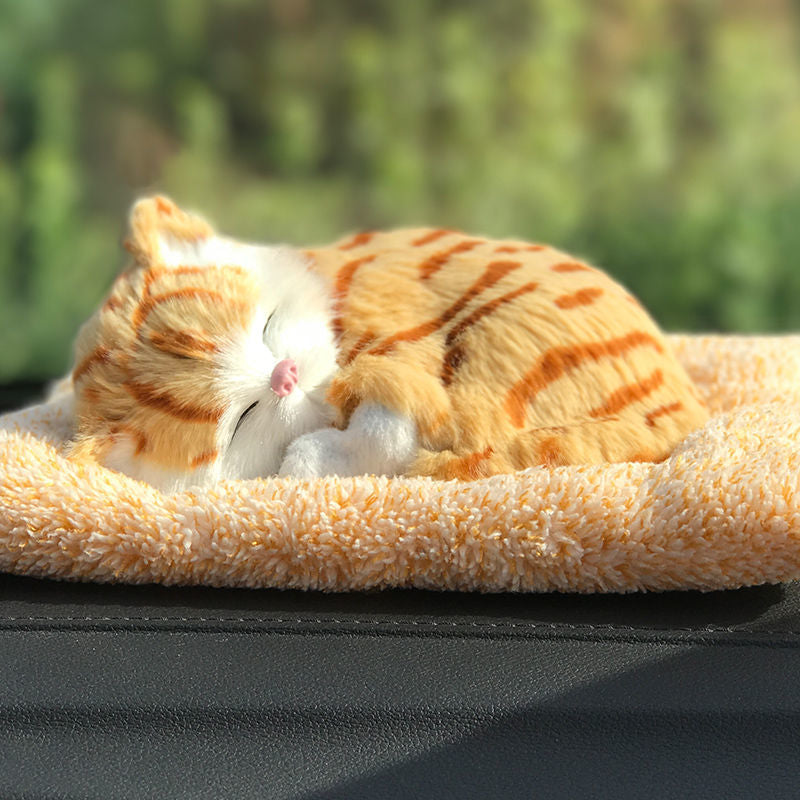 Handmade Car Interior Decor - Activated Charcoal Cat & Dog Ornaments for Air Purification