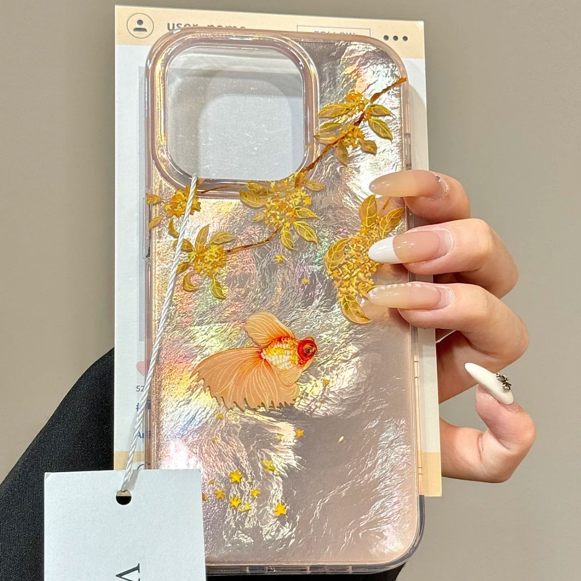 Lucky Koi Chinese Style iPhone Case – Elegant & Protective