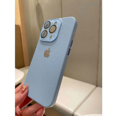 Litchi Leather Texture iPhone Case – Premium & Shockproof