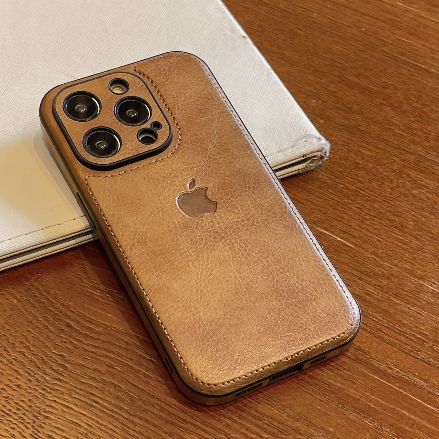 Luxury Vintage Business iPhone Case – Full Cover Shockproof for iPhone