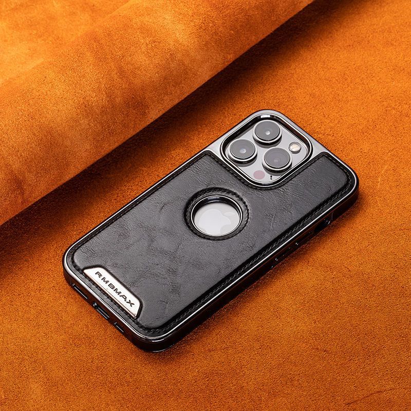 Premium Leather Texture MagSafe iPhone Case – Shockproof for iPhone