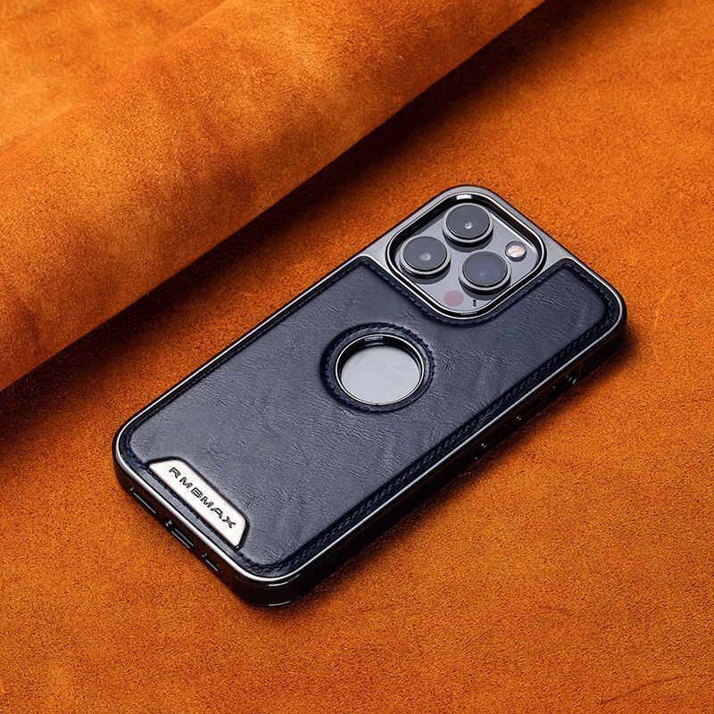 Premium Leather Texture MagSafe iPhone Case – Shockproof for iPhone