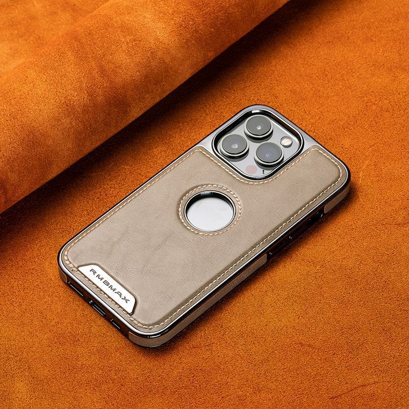 Premium Leather Texture MagSafe iPhone Case – Shockproof for iPhone