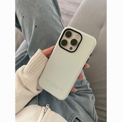Korean INS Dual-Layer iPhone Case – Minimalist case for iPhone