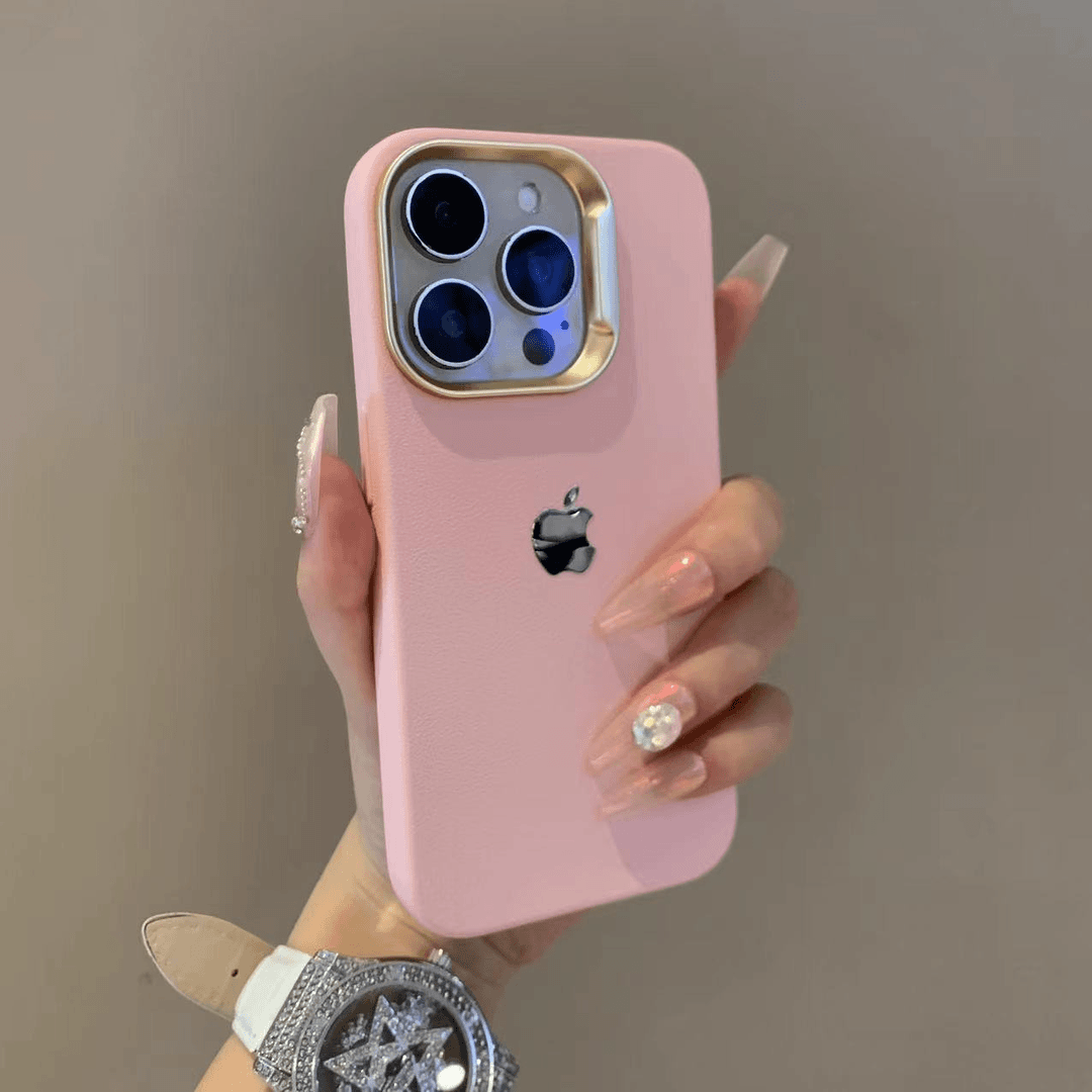 Electroplated Litchi Texture Phone Case – Stylish & Durable Protection