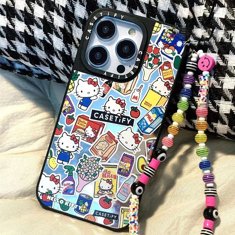 Cute KT Cat Mirror Phone Case – Stylish & Durable Protection