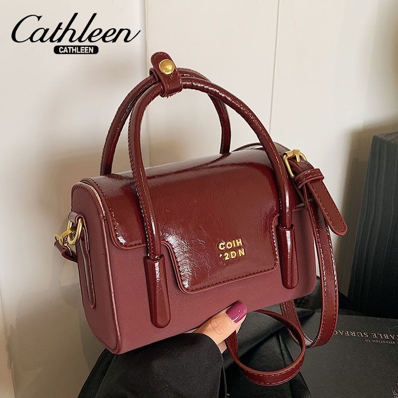 Kaisilin Matte Square Handbag – Elegant Vintage Shoulder & Crossbody Bag