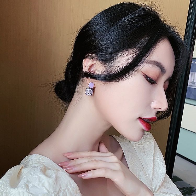 Han Eleven S925 Stud Earrings –  Korean Elegant Trendy Ear Jewelry