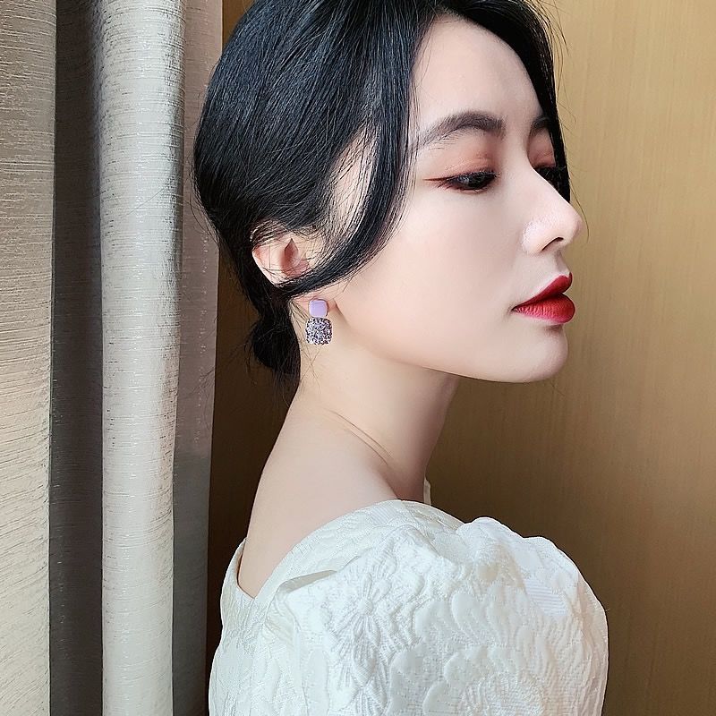 Han Eleven S925 Stud Earrings –  Korean Elegant Trendy Ear Jewelry