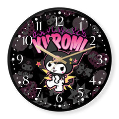 Sanrio Kuromi Cute Cool Silent Quartz Wall Clock
