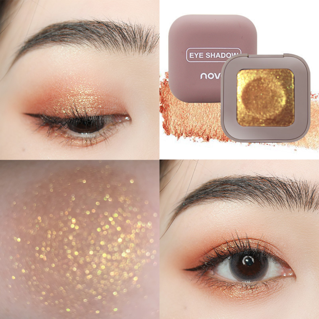 NOVO keyboard fingertip cool eye shadow matte high flash mashed potato texture eye shadow palette