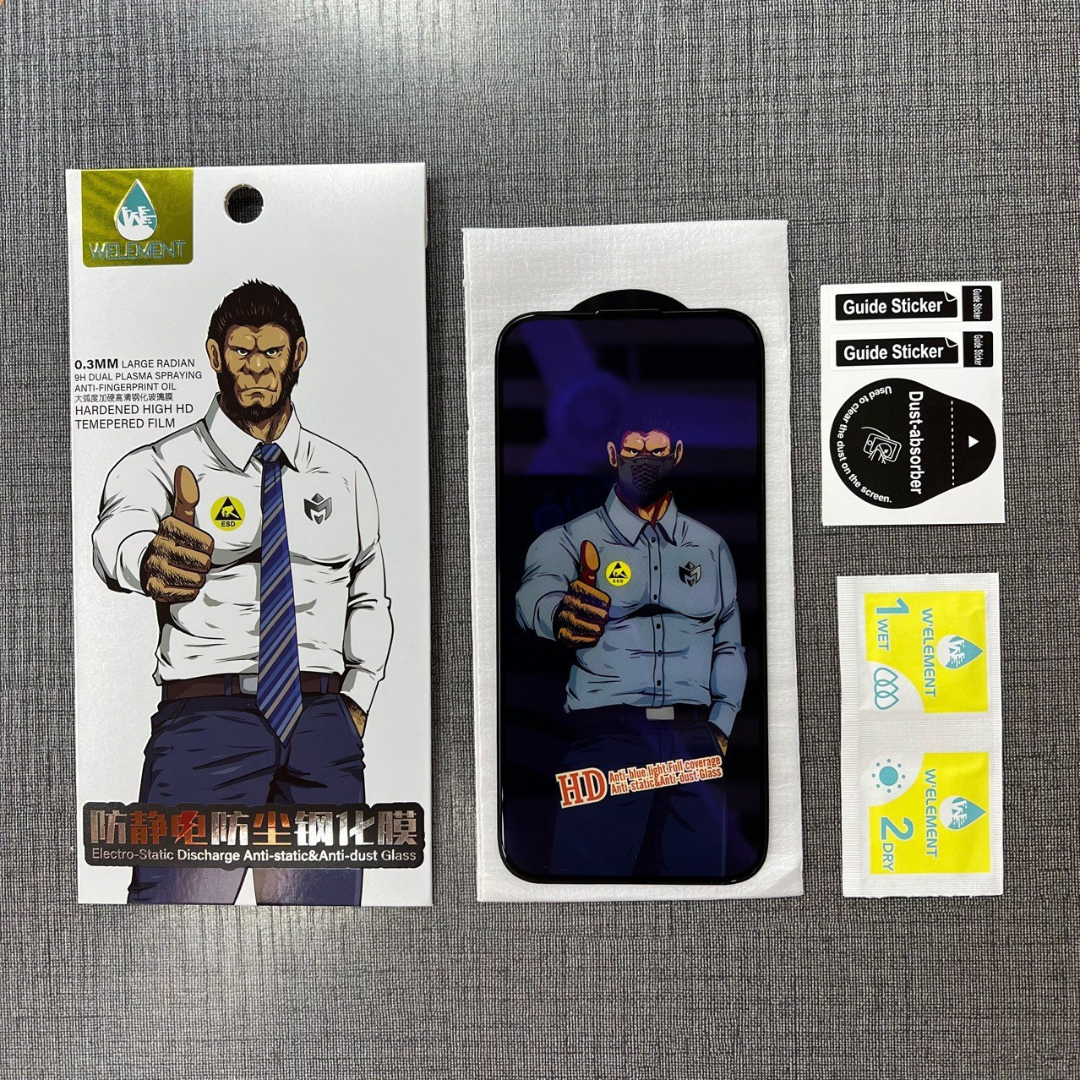 Gorilla Tempered Glass Screen Protector – Matte, Anti-Peep, Anti-Fingerprint, Full Coverage