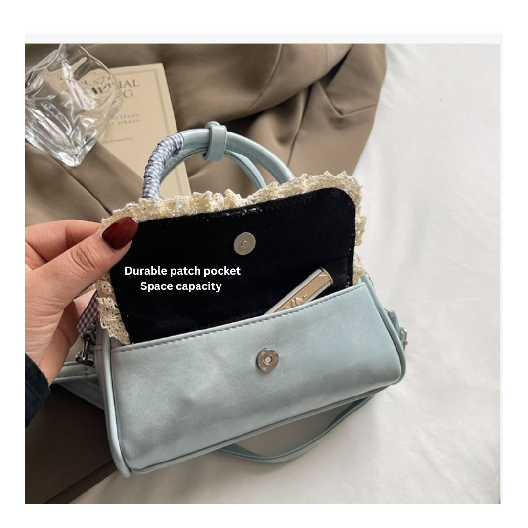 Minimalist Korean Style Small Crossbody Bag for Women – Fashion Handheld Square Purse