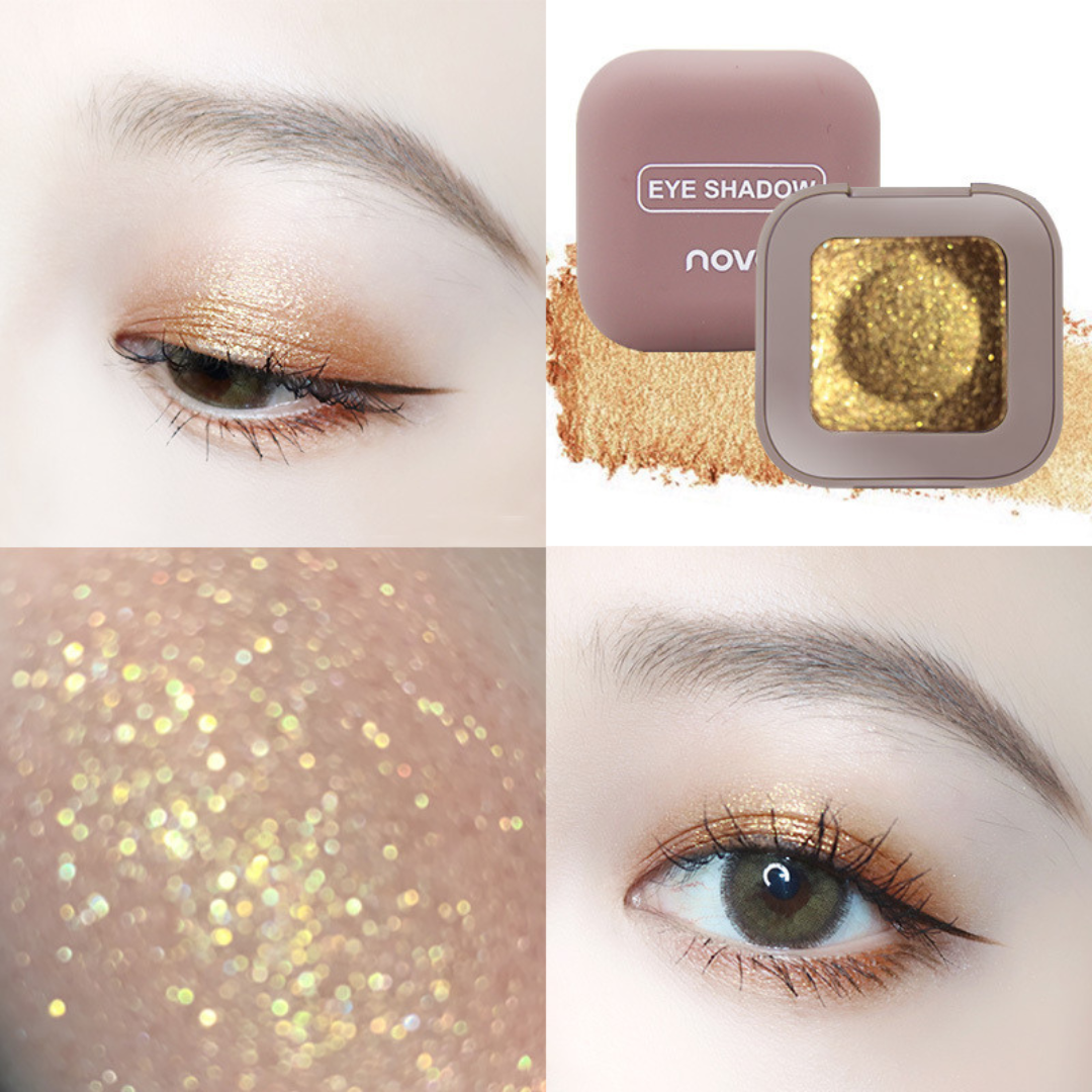 NOVO keyboard fingertip cool eye shadow matte high flash mashed potato texture eye shadow palette