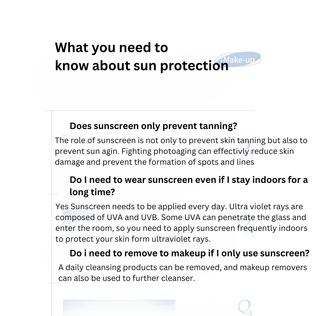 NOVO whitening sunscreen SPF50+ waterproof, sweat-proof and UV-proof