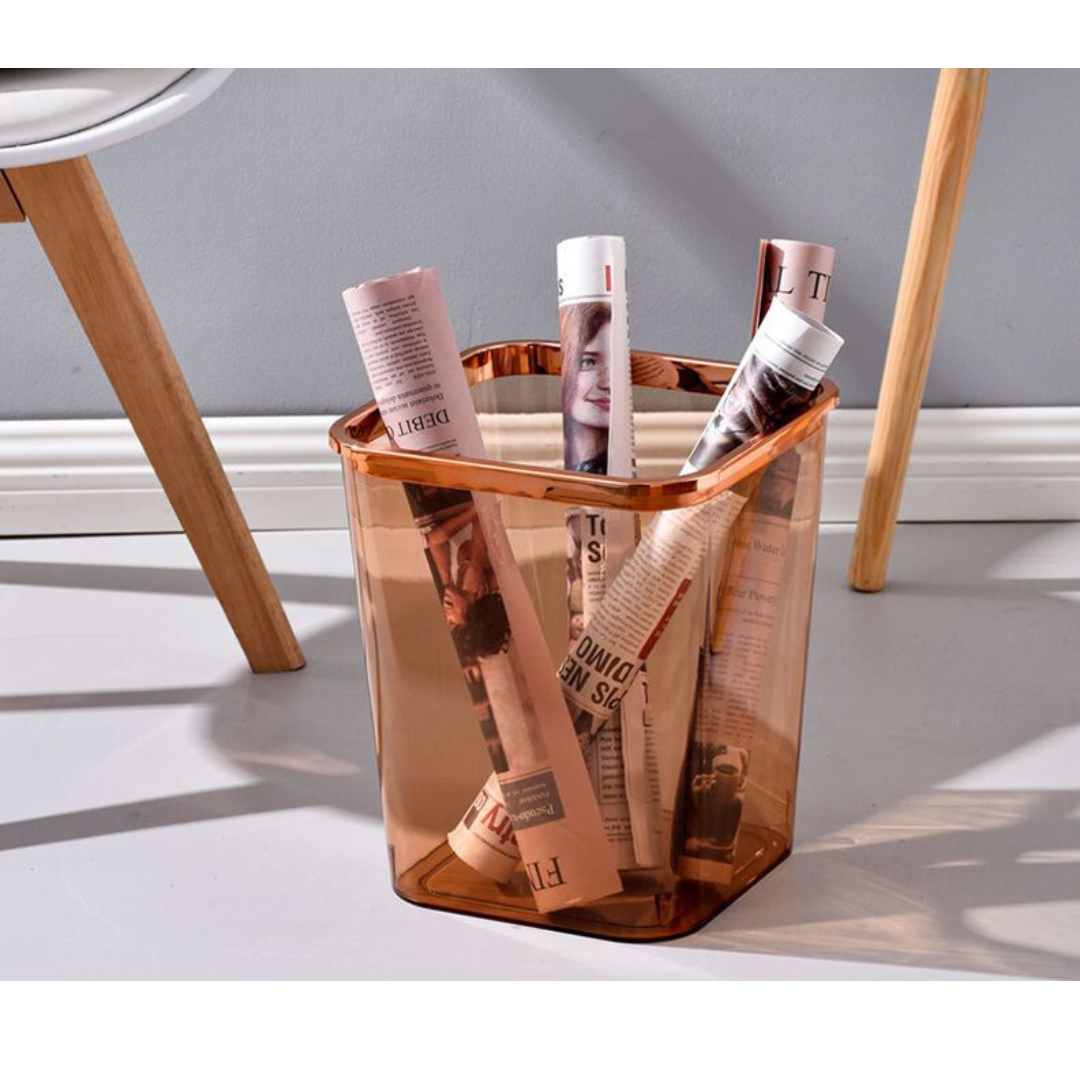 INS Style High-Quality Large Capacity Trash Can - Stylish Household, Bathroom, Kitchen, Toilet, Dormitory Use Dustbin