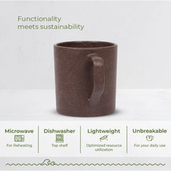 Turtle Brew Cup – Reusable Rice Husk Eco Mug | Sustainable Coffee & Tea Cup