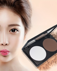 NOVO Two-Tone Highlight and Contour Blush Palette