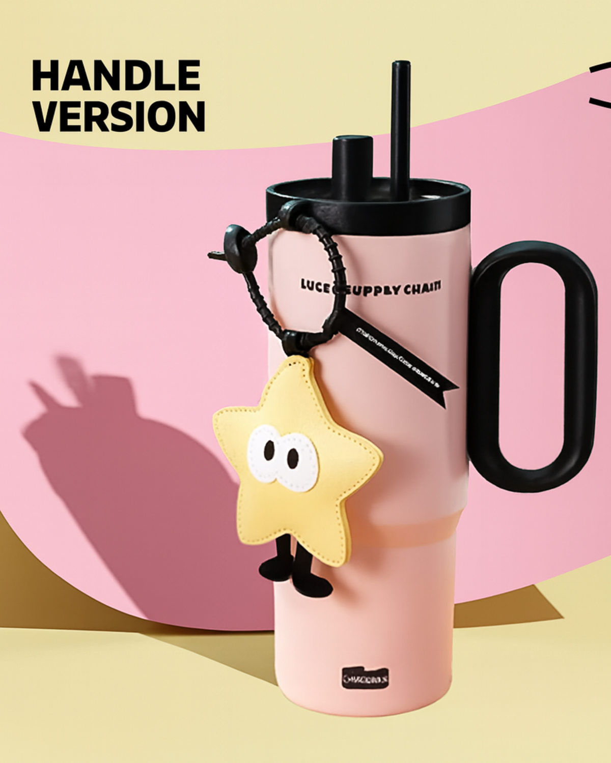 Large Capacity Insulated Coffee Tumbler with Straw | Vacuum Thermal Office Water Bottle