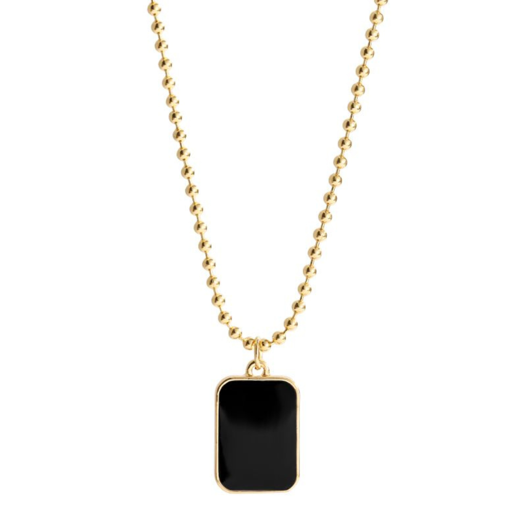 Titanium Steel Pendant Necklace – Elegant Minimalist Design for Women