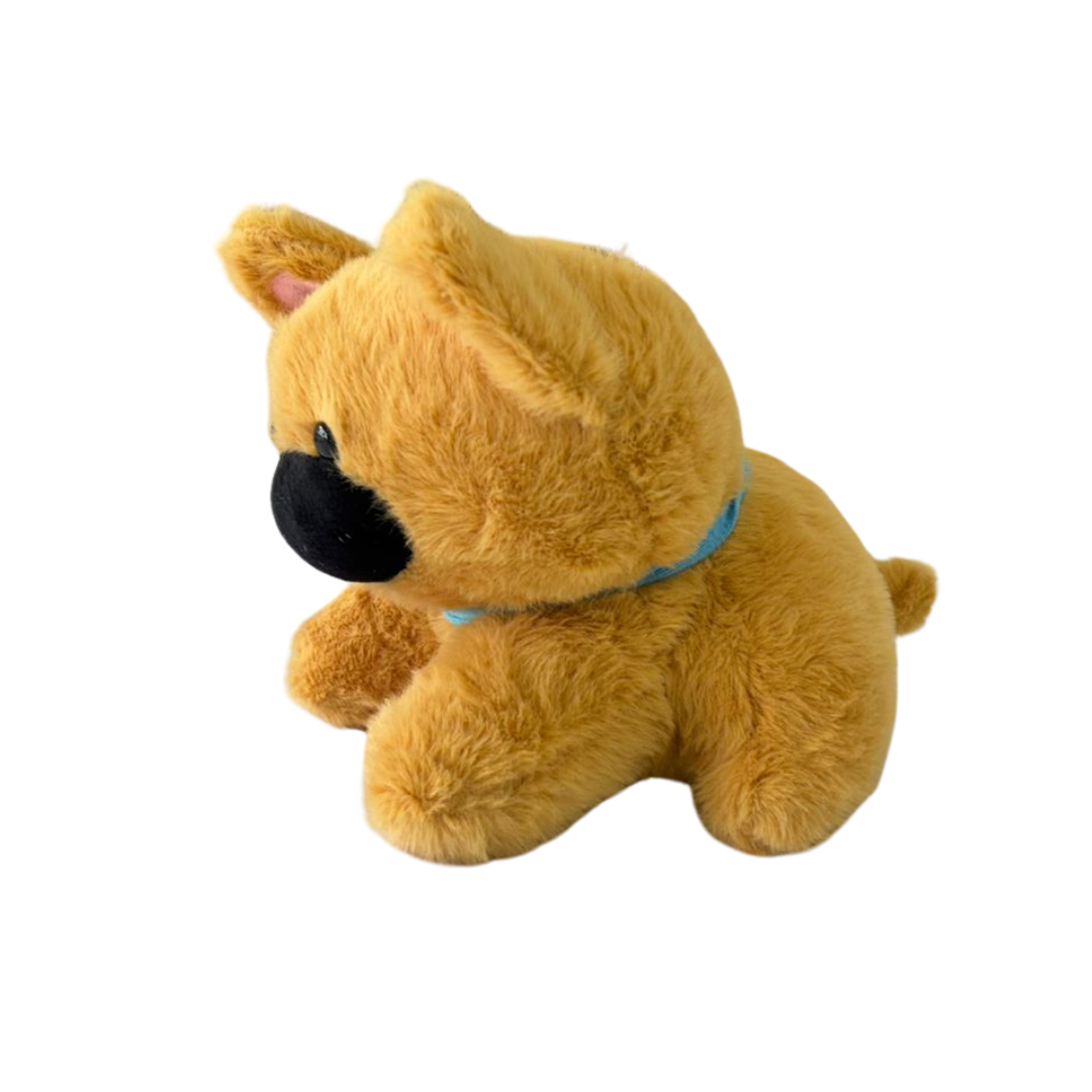 Pug Plush Toy – Soft Fluffy Stuffed Animal Puppy Doll for All Ages