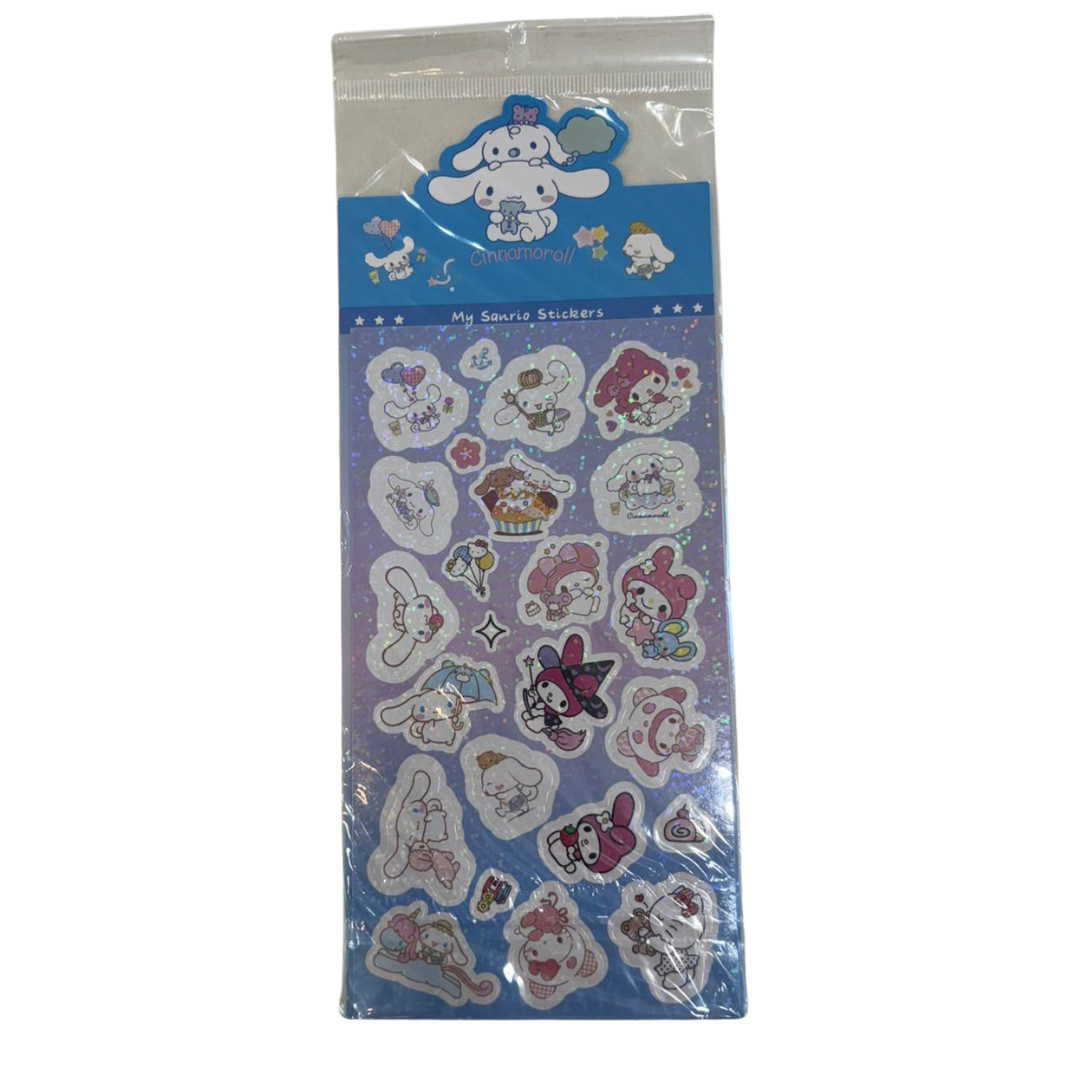 Sanrio Kuromi Waterproof Stickers – Cute Cartoon Journal & Scrapbook Stickers for Girls