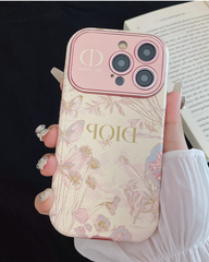 Luxury Leather Quilted Phone Case | Elegant Soft Cover for iPhone