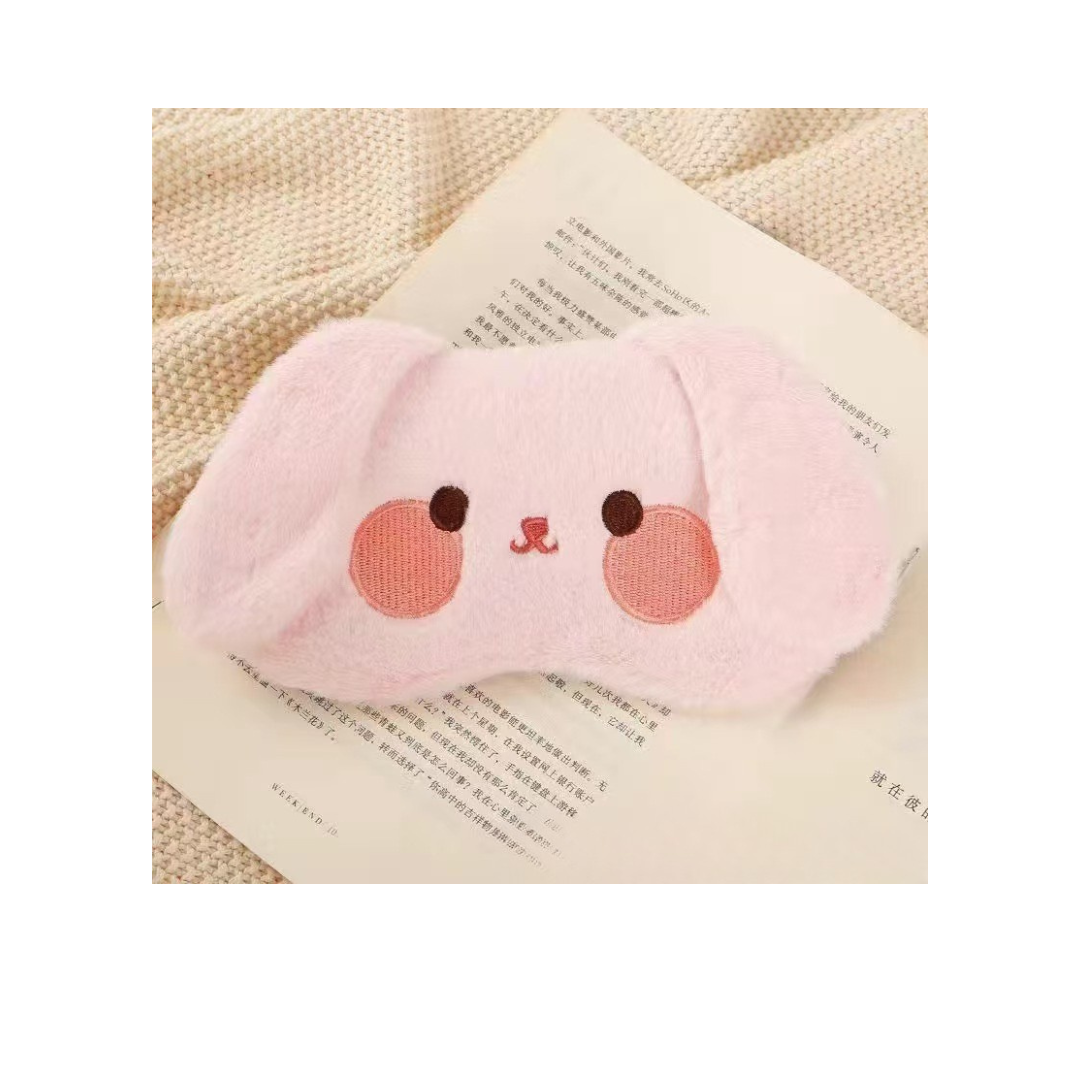 Cute Panda Eye Mask for Sleeping – Soft Plush Light Blocking Sleep Mask