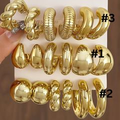 Gold Water Drop Hoop Earrings – Minimalist Luxe Huggie Hoops for WomenGold Water Drop Hoop Earrings