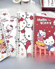 Cute Hello Kitty A5 Spiral Notebook Thick Pages Student Writing Journal
