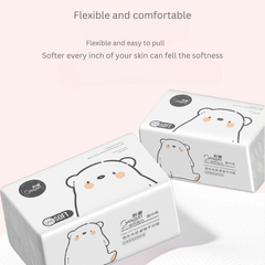 Tissue Box Set - Affordable Household Paper Towels, Toilet Paper, Face Tissues, Napkins & Hand Wipes for Students, Dorms, & Home Use