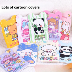 A variety of cartoon shaped small books ins cute portable notebooks student diary children's gifts