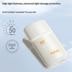NOVO whitening sunscreen SPF50+ waterproof, sweat-proof and UV-proof