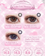 Sandwich Layer Natural Black Daily Lenses